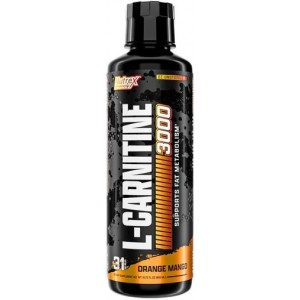 Л-карнітин 3000 + Вітамін В5, Nutrex Research, Liquid Carnitine 3000 - 465 мл - Апельсин-Манго