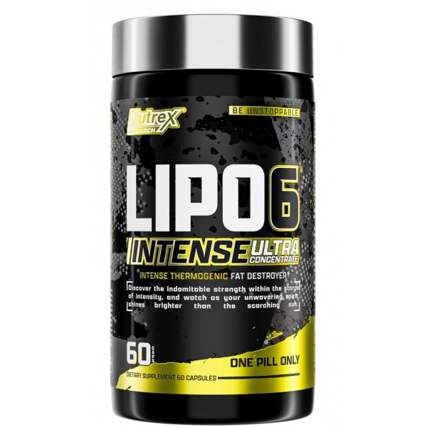 Комплекс для схуднення, Nutrex Research, Lipo-6 Black Intense Int UC - 60 капс