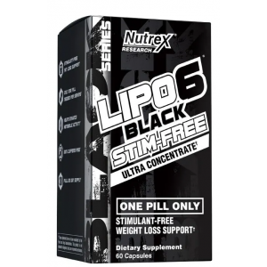 Комплекс для похудения без кофеина, Nutrex Research, Lipo 6 Black UC Stim-Free  - 60 капс