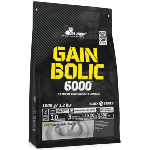 Гейнер на швидких вуглеводах, Olimp Labs, Gain Bolic 6000 - 1 кг