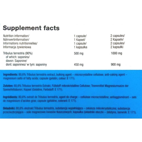 Трибулус (90% сапонинов), Olimp Labs, Tribusteron 90 - 120 капс