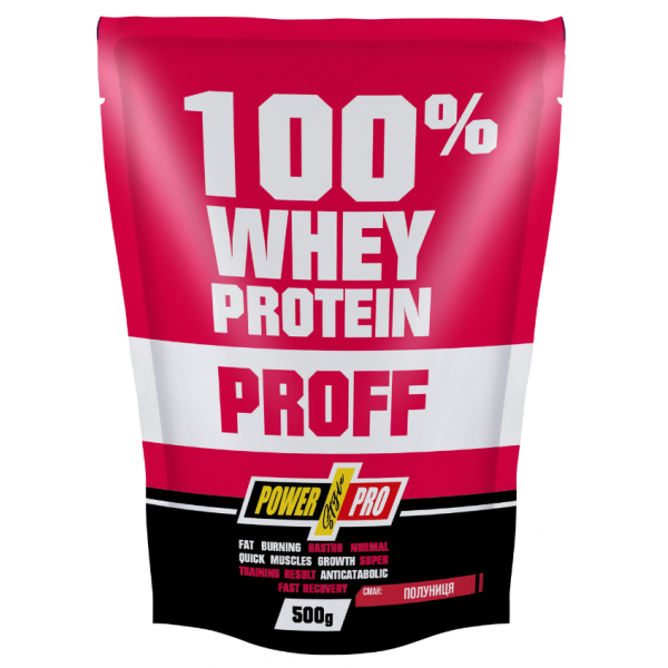 Сывороточный концентрат, Power Pro, Whey Protein Proff - 500 г 