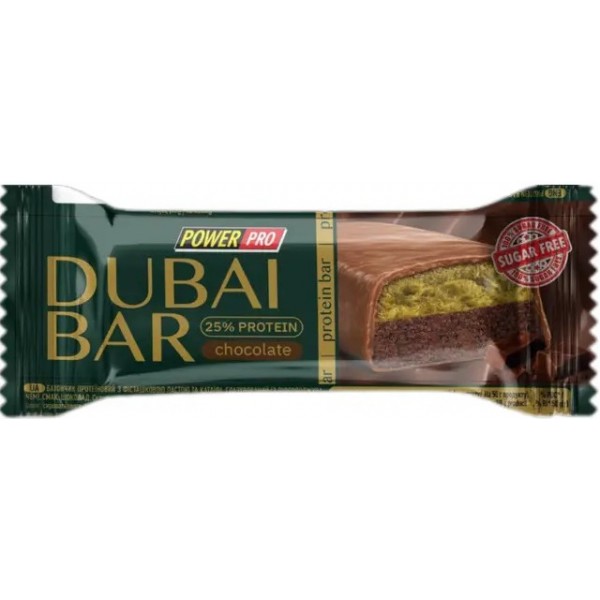 Батончик протеїновий з фісташковою пастою, Power Pro, Dubai Bar - 50 г 