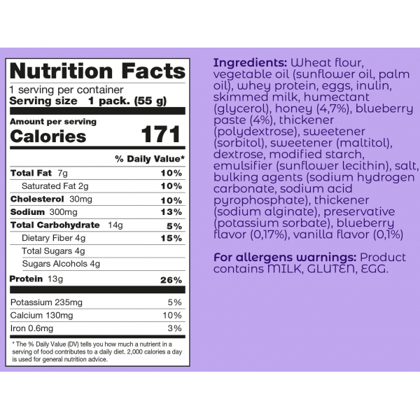 Протеїнові панкейки Smarter Snacks - 55 г