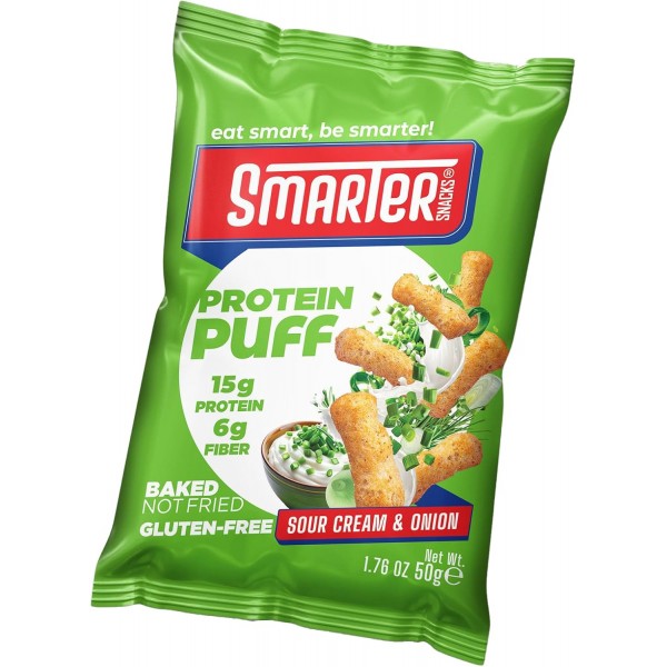 Протеїнові снеки, Smarter Snacks, Protein Puffs - 50 г