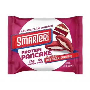 Протеїнові панкейки Smarter Snacks - 55 г - Червоний оксамит-Білий шоколад