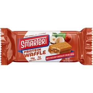Протеиновые вафли с кремом Smarter Snacks - 55 г - Шоколад-Лесной орех