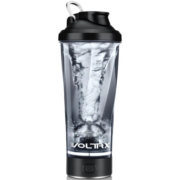 Шейкер спортивный электрический, Voltrx, VortexBoost - 600 мл - Черный