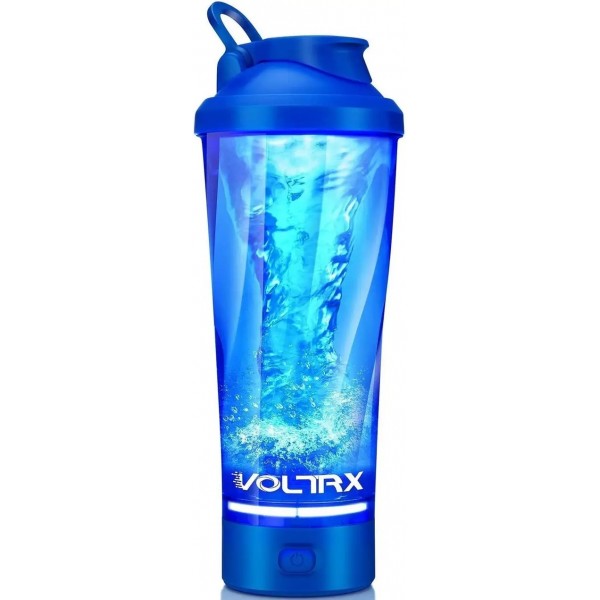 Шейкер спортивный электрический, Voltrx, VortexBoost - 600 мл - Синий 