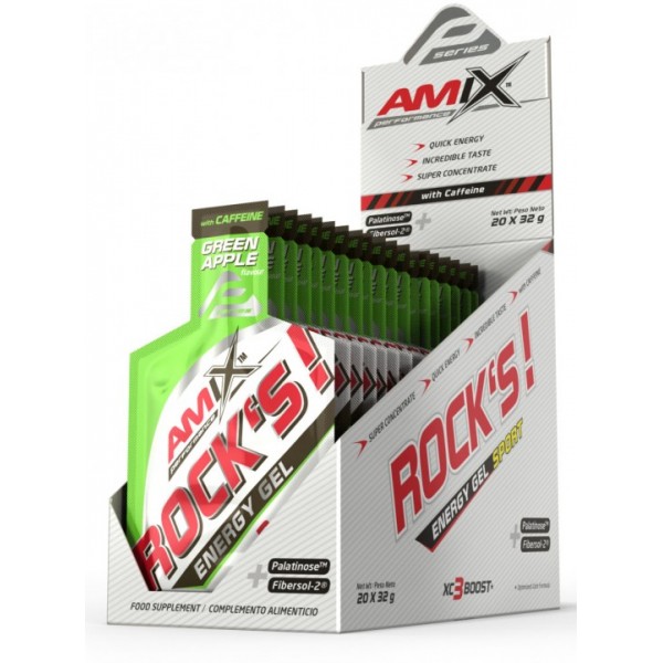 Изотонический гель с кофеином, Amix, Performance Rock´s Gel with caffeine - 32 г