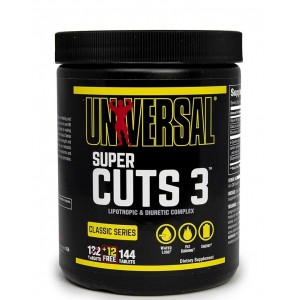 Жиросжигатель (липотропный и диуретический комплексы), Universal Nutrition, Super Cuts 3 - 132 таб