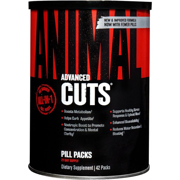 Комплексный жиросжигатель сильного действия, Universal Nutrition, Animal Cuts - 42 пак