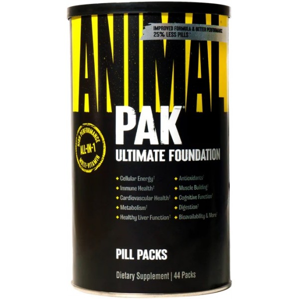 Витаминно-минеральный комплекс, Universal Nutrition, Animal Pak - 44 пак