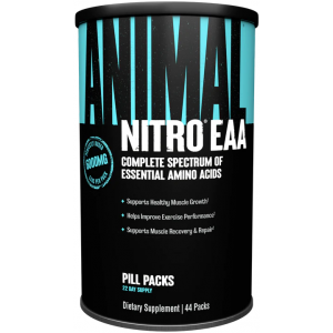 Незаменимые анаболические аминокислоты, Universal Nutrition, Animal Nitro EAA  - 44 пак