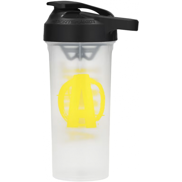 Шейкер, Universal Nutrition, Animal - Clear -Black-Yellow - 600 мл