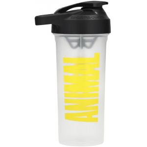 Шейкер, Universal Nutrition, Animal - Clear -Black-Yellow - 600 мл