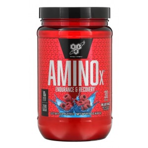 Аминокислоты для тренировок, ВSN, Amino X 435г - голубая малина