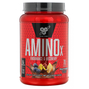 Комплекс аминокислот с ВСАА, BSN, Amino X 1,01кг - фруктовый пунш