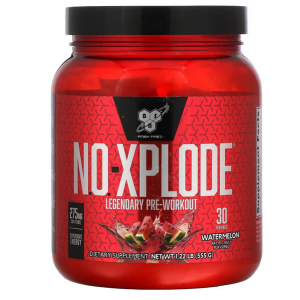 Предтренировочный комплекс с кофеином, BSN, N.O.-Xplode 3.0 Pre-Workout - 555 г