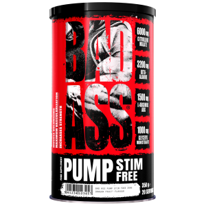 Предтрен без стимуляторов, BAD ASS, Pump Stim-Free - 350 г 