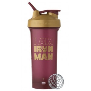 Шейкер с шариком, BlenderBottle, Classic Loop Pro - 820 мл Marvel - Ironman