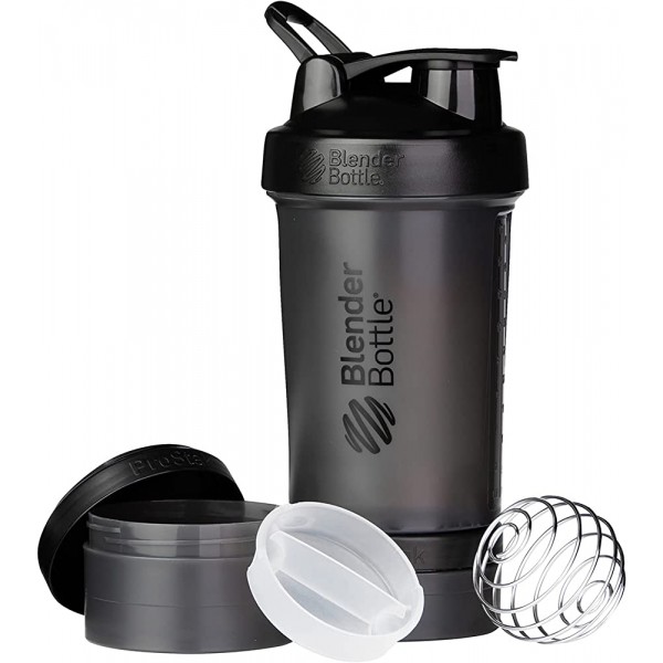 Шейкер Blender Bottle ProStak c шариком - 650 мл Black