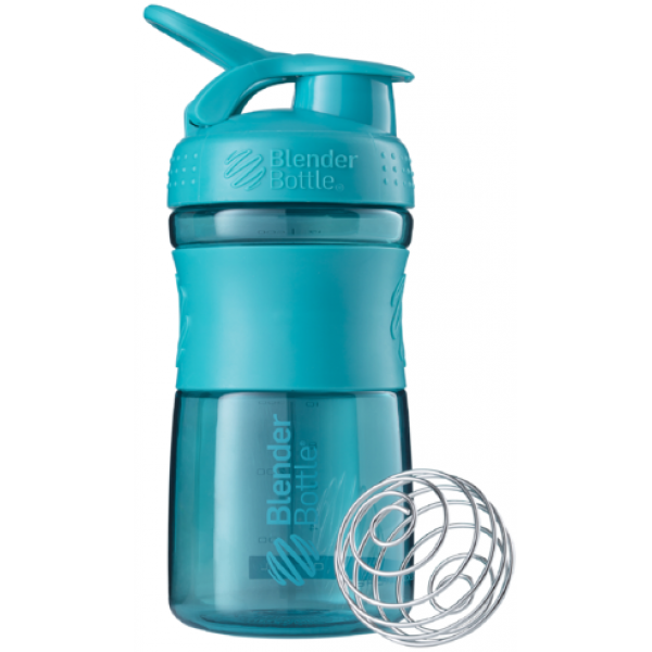 Шейкер с шариком, Blender Bottle, SportMixer - 590 мл - Teal