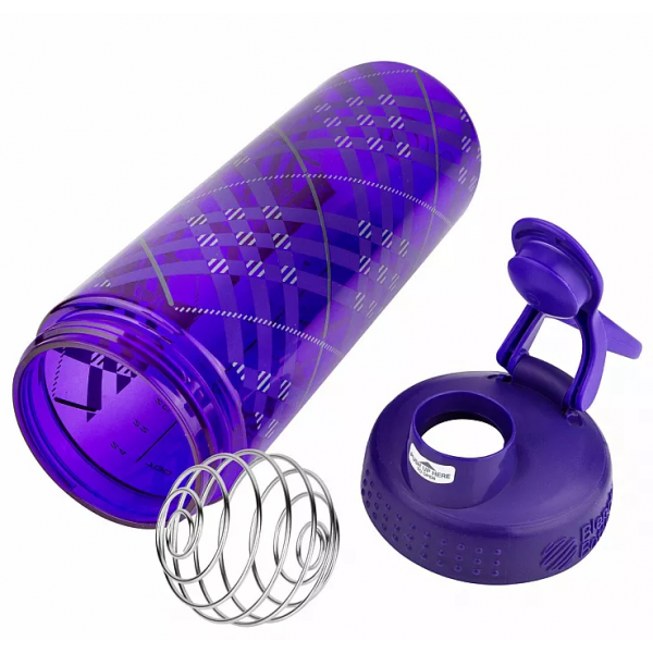  Шейкер Blender Bottle, SportMixer Sing Sleek - 820 мл - purple tratan plaid