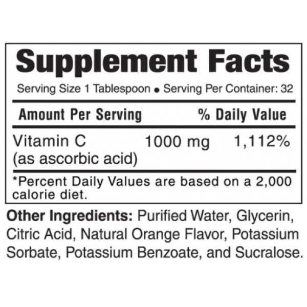 Витамин С 1000 мг в жидкой форме, Earths Creation, Liquid Vitamin C 1000мг - 473 мл