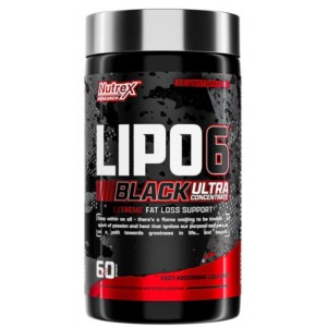 Жиросжигатель многокомпонентный, Nutrex Research, Lipo-6 Black UC Extreme WLS - 60 гель капс