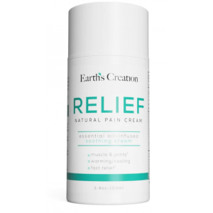 Обезболивающий и противовоспалительный крем, Earth's Creation, Relief Pain Cream - 100 мл