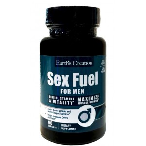 Мужское здоровье и либидо, Earths Creation, Sex-Fuel For Men - 60 капс