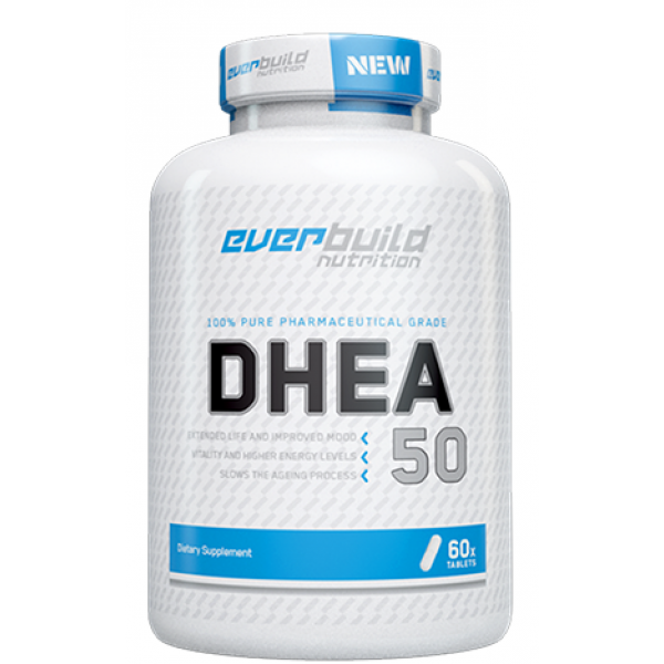 Дегідроепіандростерон, Everbuild Nutrition, DHEA 50 мг - 60 таб