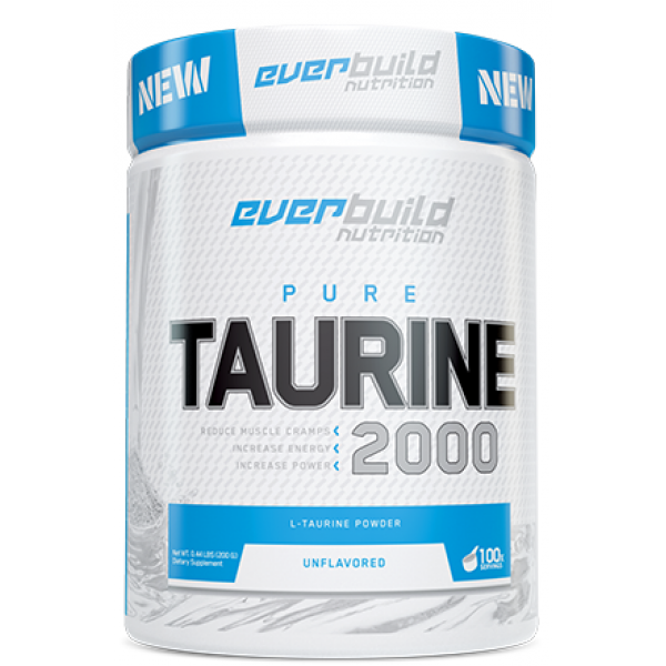 Таурин порошок, Everbuild Nutrition, Taurine 2000 - 200 г