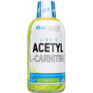 Л-карнитин ацетил с Гуараной, Everbuild Nutrition, Liquid Acetyl L-Carnitine + Guarana - 495 мл 
