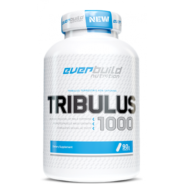 Трибулус терреріс 1000 мг, Everbuild Nutrition, Tribulus 1000 - 90 таб