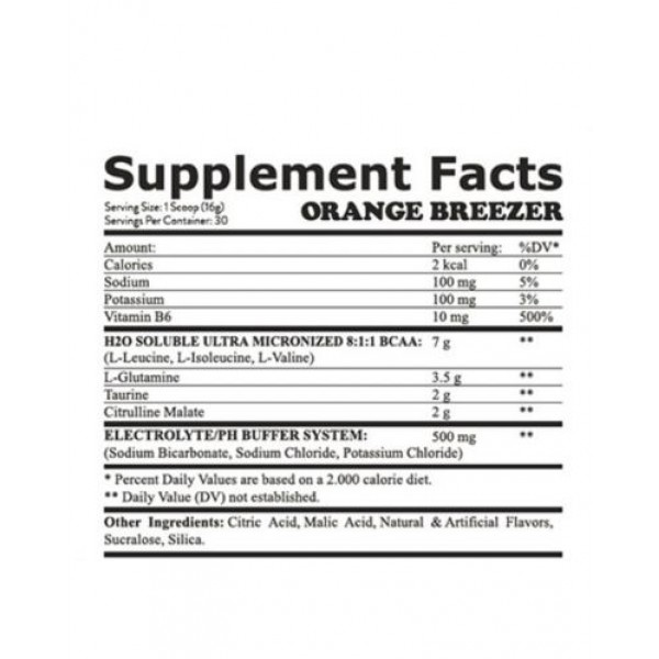 ВСАА аминокомплекс с электролитами, Everbuild Nutrition, Cryo Cell BCAA 8:1:1 - 486 г
