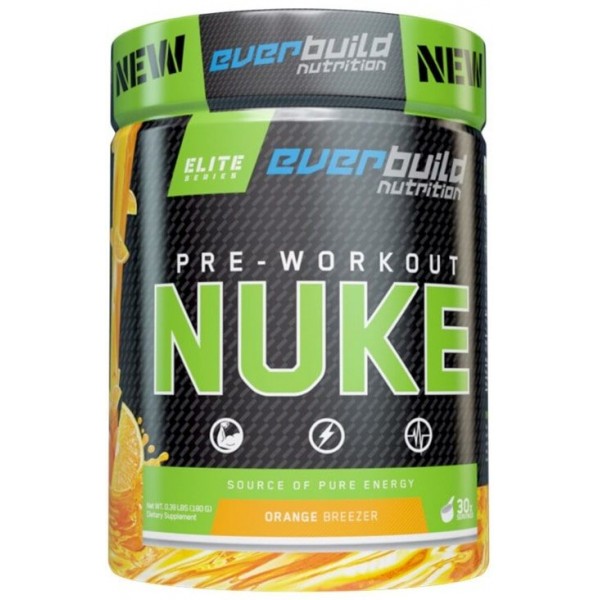 Предтренировочный комплекс, Everbuild Nutrition, NUKE Pre-Workout - 180 г