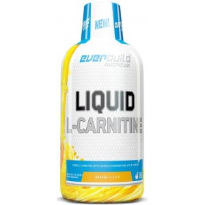 Карнітин з Хромом і вітамінами, Everbuild Nutrition, Liquid L-Carnitine + Chromium - 450 мл