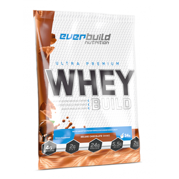 Протеїн сироватковий (пробник), Everbuild Nutrition, Ultra Premium Whey Protein Build - 34 г