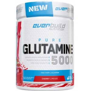 Л-Глютамин, аминокислота (со вкусом),  Everbuild Nutrition, Glutamine - 300 г