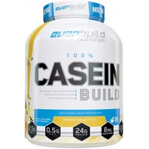 Повільний протеїн, казеїн, Everbuild Nutrition, Micellar Casein Build - 1,8 кг - Ваніль
