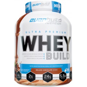 Протеїн сироватковий, Everbuild Nutrition, Ultra Premium Whey Protein Build - 2,27 кг - Солона карамель