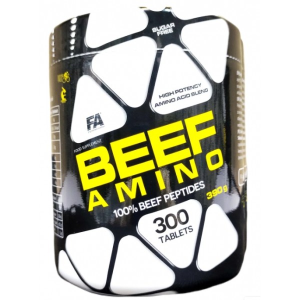 Говяжие аминокислоты, Fitness Authority, Beef Amino - 300 таб