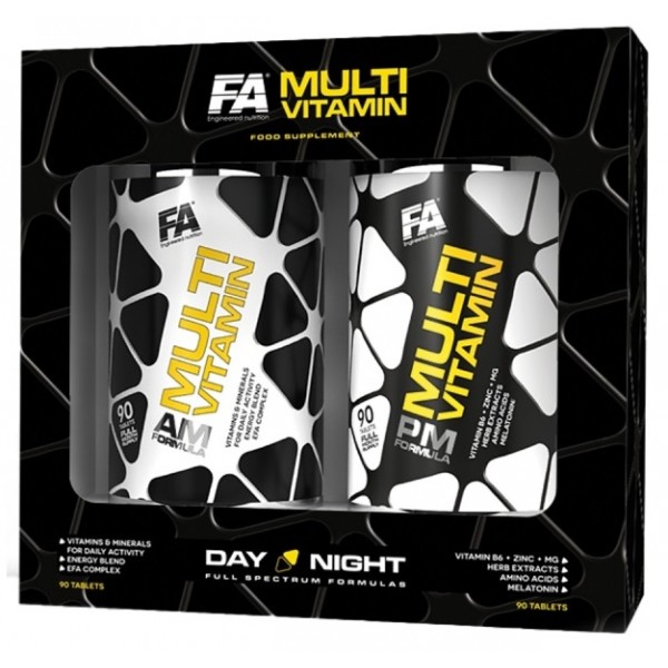 Витаминно-минеральный комплекс (День / Ночь формула), Fitness Authority, MultiVitamin AM PM Formula - 2x90 таб