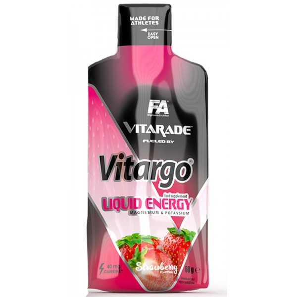 Изотонический гель Витарго с кофеином, Fitness Authority, Vitarade Vitargo Liquid Energy - 60 г 