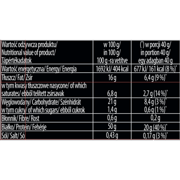 Высокобелковый протеиновый батончик, GoOn Nutrition, Protein Bar 50% 40 г - Cookie Cream