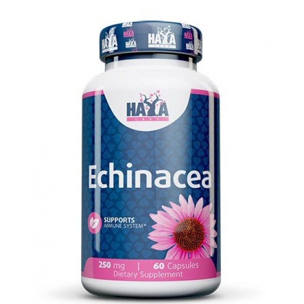 Эхинацея узколистная экстракт, Haya Labs, Echinacea 250 мг - 60 капс