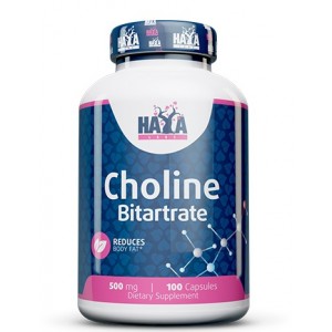 Холін бітартрат, Haya Labs, Choline Bitartrate 500 мг - 100 капс