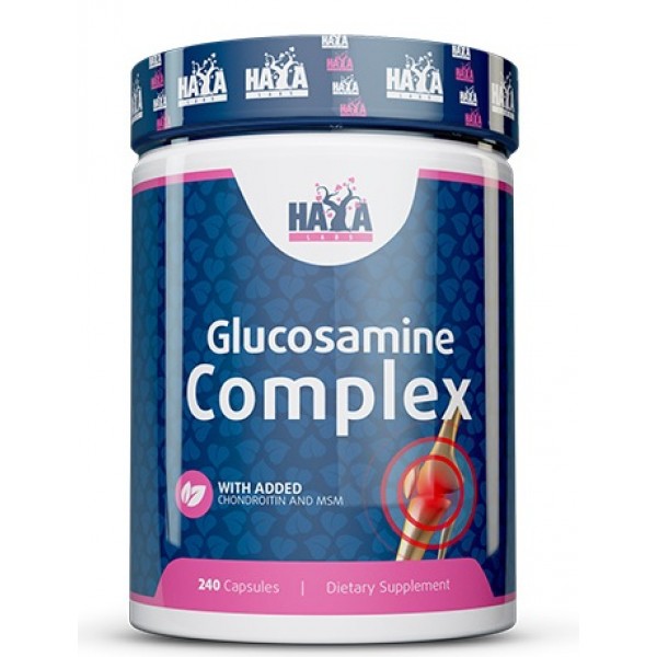 Глюкозамін, Хондроїтін, МСМ, Haya Labs, Glucosamine Chondroitin & MSM Complex - 240 капс